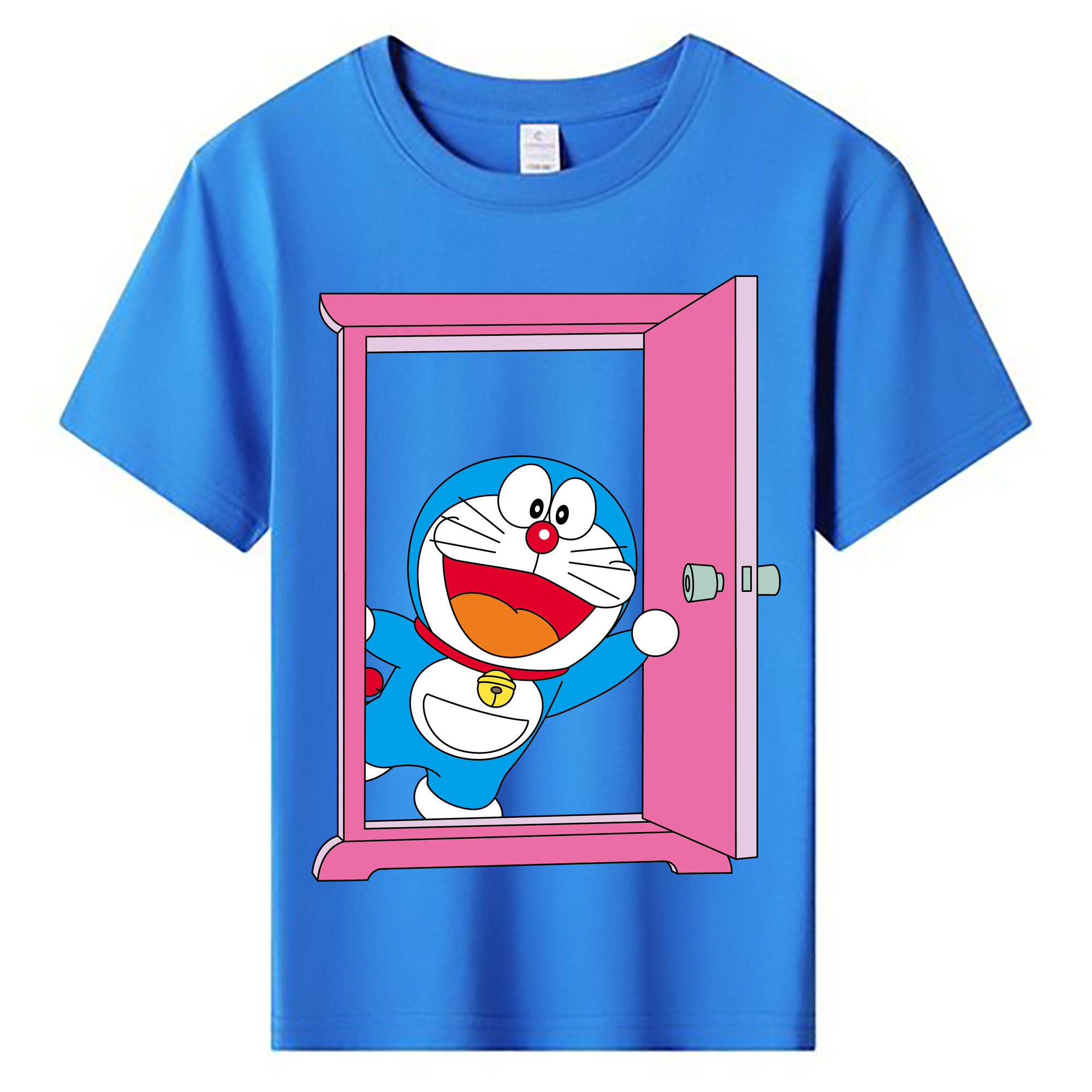（画像用） ドラえもん Doraemon 綿100％キッズTシャツ（フロントプリント）